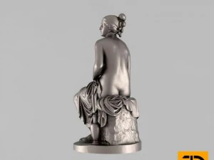 sculpture nymph 3D Model