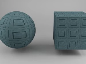 灰蓝色石材地砖 CG 纹理