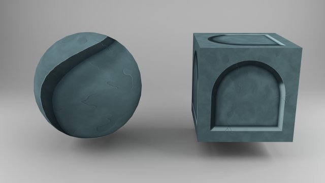 gray blue stone-recessed wall CG Текстури .c4d .max .obj .3ds .fbx .stl .blend 
