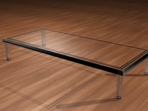 настраиваемый стеклянный стол 3D Модель