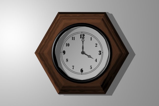 fancy clock 3D 模型 .c4d .max .obj .3ds .fbx .stl .blend 