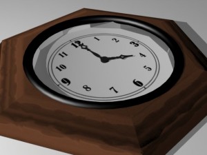 fancy clock 3D 模型