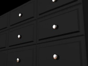 modern dresser 3D Model