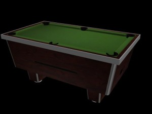 pool table Modelo 3D