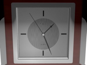 circa quartz clock engravement Modèle 3D