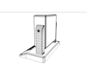 circa quartz clock engravement 3D Model