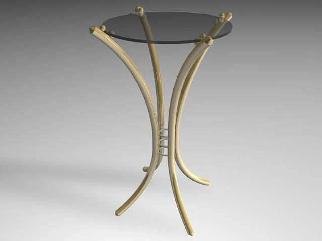 mesa final elegante Modelo 3D .c4d .max .obj .3ds .fbx .stl .blend 