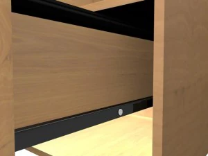 wood filing cabinet 3D Model