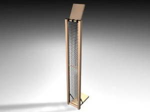 wood cd stand 3D Model