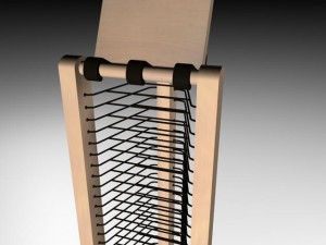 wood cd stand Modelo 3D