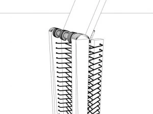 suporte de CD de madeira Modelo 3D