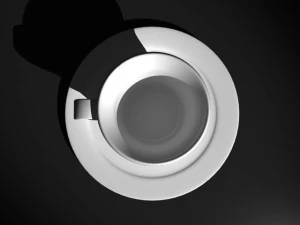 cup  saucer 01 3D Model