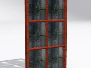 컬러 창 3D 모델