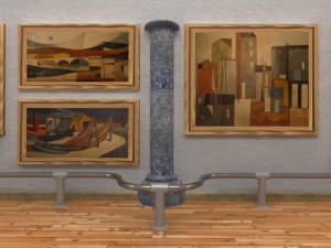 art gallery exhibition hall 3D Model