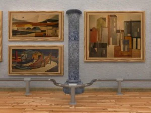 art gallery exhibition hall 3D Model