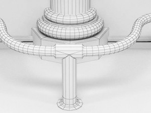 art gallery exhibition hall 3D Model