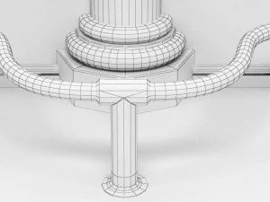 art gallery exhibition hall 3D Model