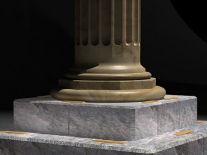 classic marble column 3D Model