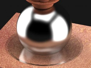 pine cone statue 3D Model