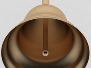 little golden handbell 3D Model