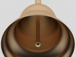 little golden handbell 3D Model