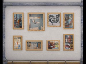 art gallery exhibition hall 2 3D Model