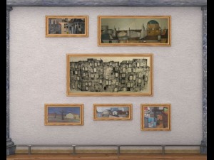 art gallery exhibition hall 2 3D Model