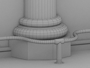 art gallery exhibition hall 2 3D Model