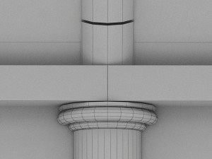 art gallery exhibition hall 2 3D Model