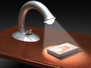 table reading lamp Model 3D
