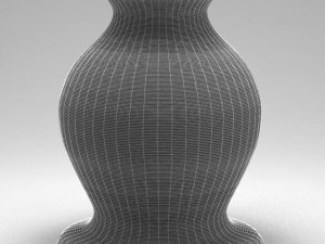 glass decorative vase 01 3D Модель