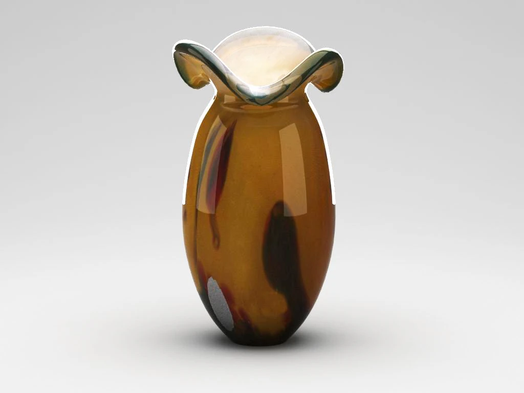 glass decorative vase 02 3D Model .c4d .max .obj .3ds .fbx .stl .blend