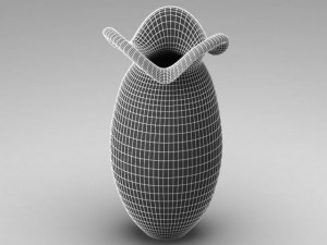 glass decorative vase 02 3D Model