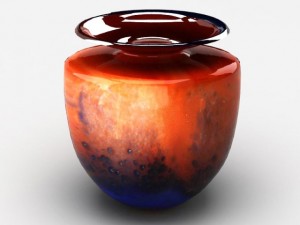glass decorative vase 03 Model 3D