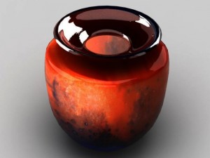 glass decorative vase 03 3D Model