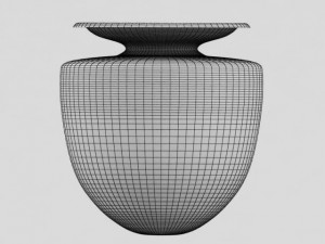 glass decorative vase 03 3D Model