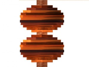 wood parquet table 3D Model