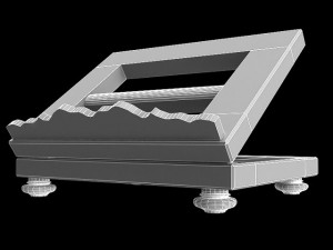 book on lectern 3Dモデル