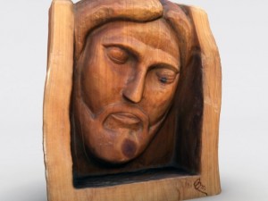 jesus head sculpture Modelo 3D