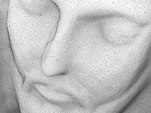 jesus head sculpture 3D Model