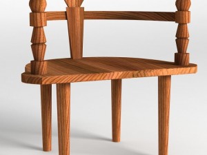 big old chair Modèle 3D