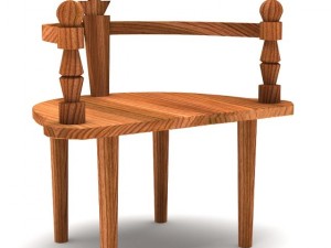 big old chair Modèle 3D