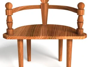 big old chair 3D Model