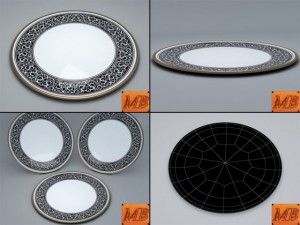plate 1 3D 모델