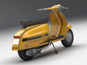 lambretta jet 200 3D Model