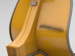 lambretta jet 200 3D Model