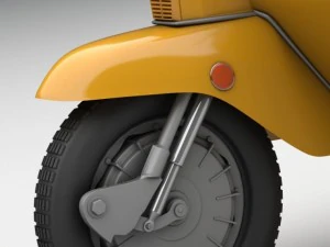lambretta jet 200 3D Model