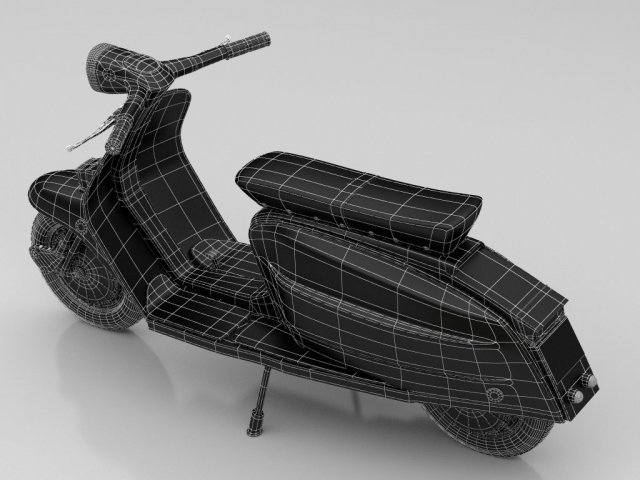 Lambretta Jet 200 Modele 3d In Moto 3dexport