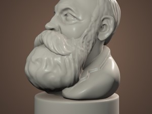 friedrich engels 3Dプリントモデル