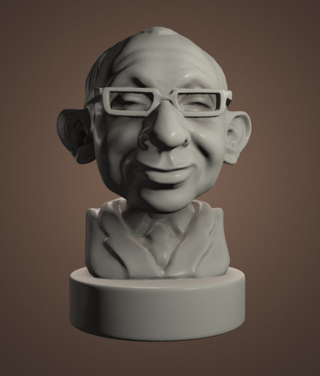 kernes Modello di stampa 3D .c4d .max .obj .3ds .fbx .stl .blend 